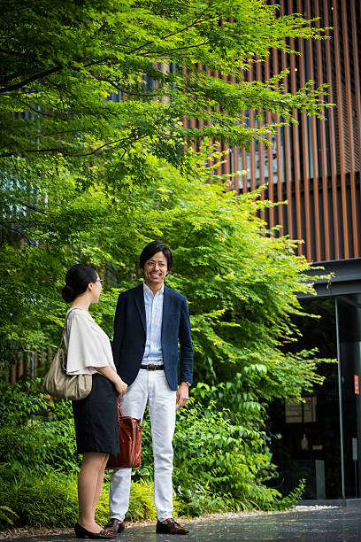 istock Outdoor walking meeting 542321498
