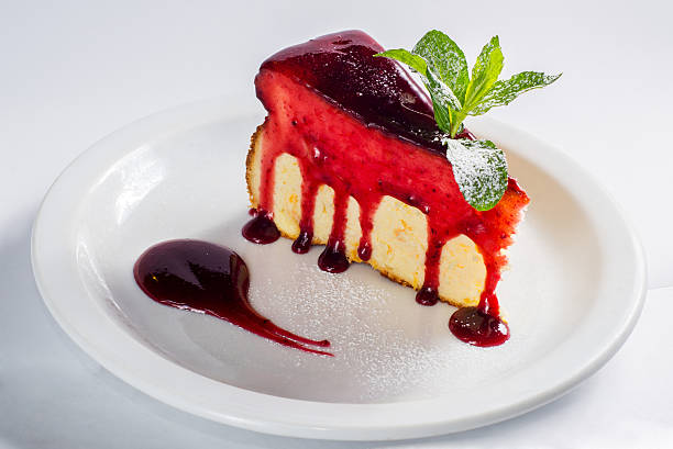 istock slice of cake on a white plate 542321744