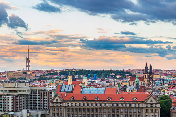 istock Panorama of Prague, Czech Republic 542325802