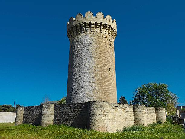 istock Round fortress tower in Mardakan, Azerbaijan 542326214