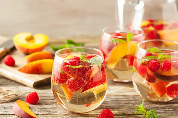 Photo of Homemade Sparkling White Wine Sangria