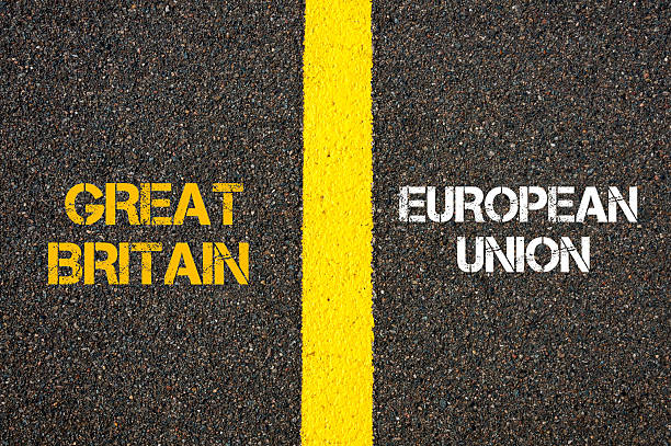 koncepcja antonimusy wielkiej brytanii kontra unia europejska - opportunity change awe forecasting zdjęcia i obrazy z banku zdjęć