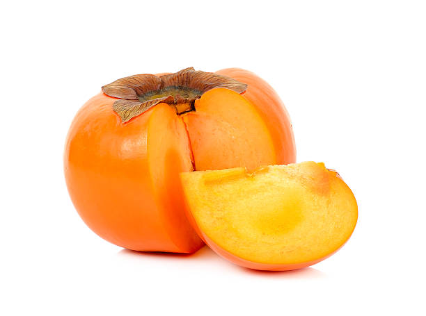 istock persimmon isolated on the white background 542550804
