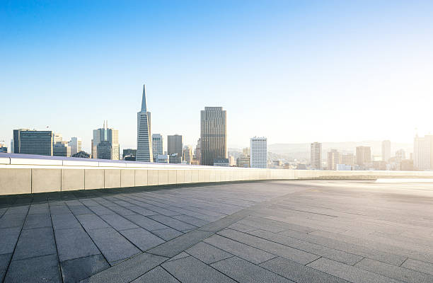 istock empty floor with cityscape and skyline of san francisco 542551034