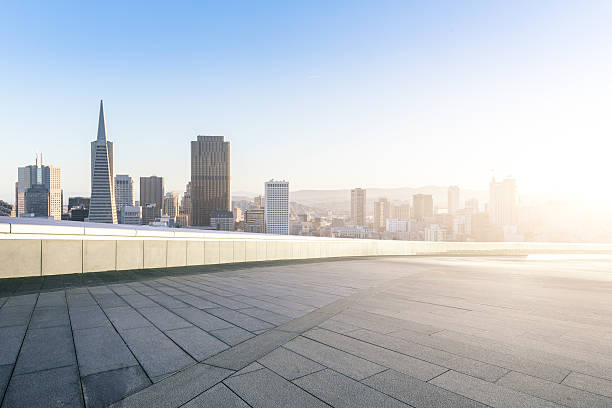istock empty floor with cityscape and skyline of san francisco 542551170