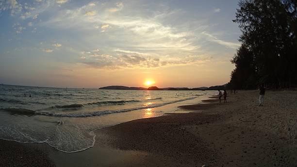istock Sunset at Ao Nang Beach, Krabi 542553172