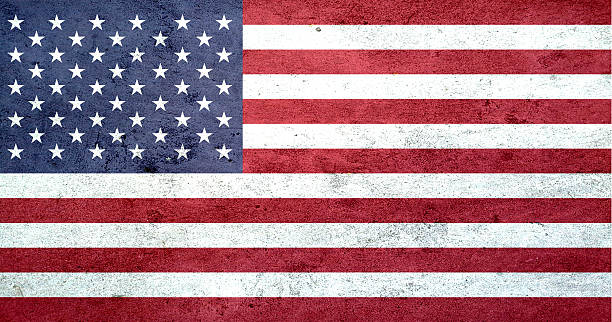 istock usa flag on concretel texture 542556350