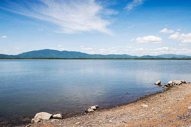 istock beautiful lake and beautiful sky 542556840