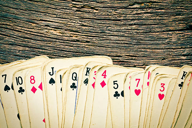 istock old cards on wooden table 542557872