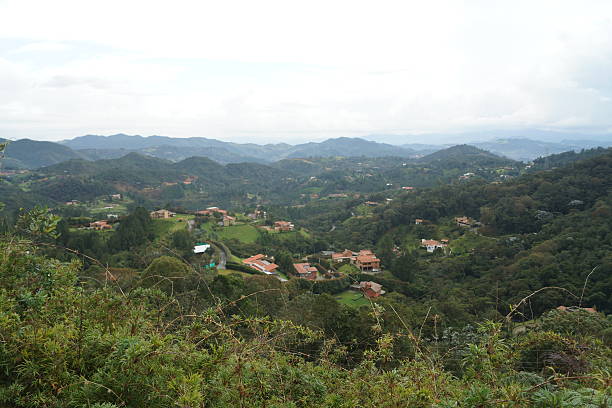 istock Houses in rural landscape 542558398