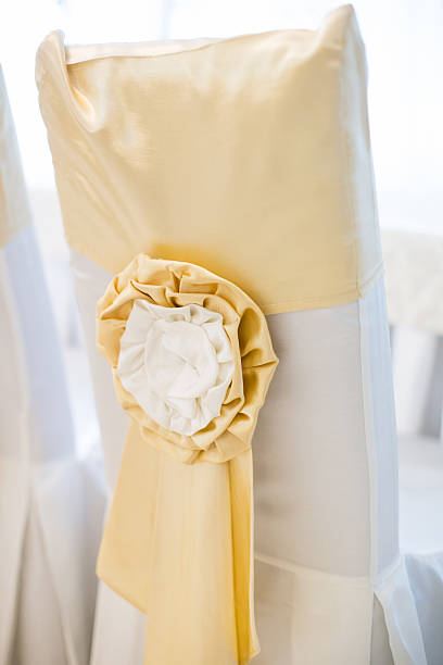 istock Wedding chairs beautiful decorated with decor agency 542559904