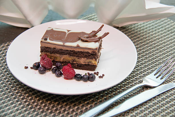istock chocolate banana cake dessert 542562962