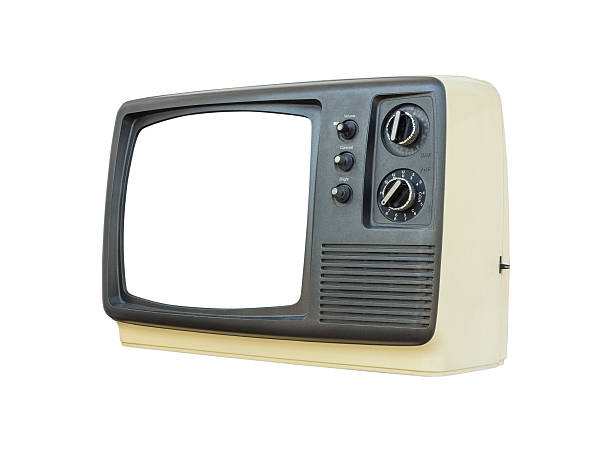 istock vintage tv isolated on white background 542564862