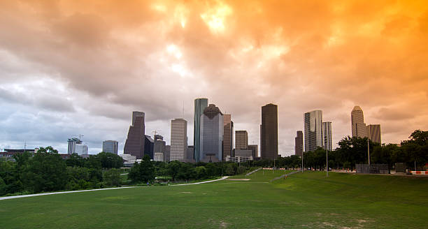 Houston Skyline stock photo