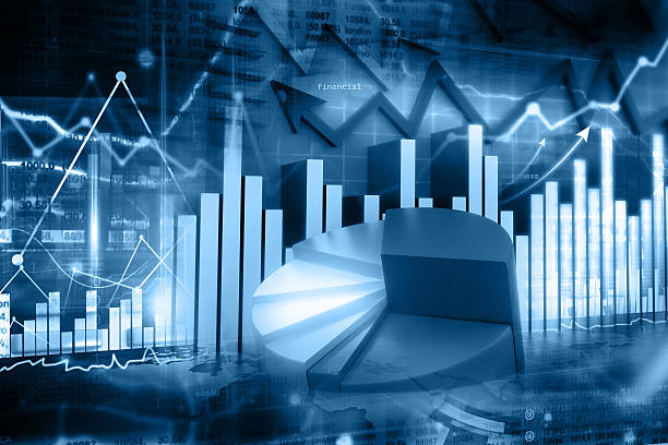 istock Economical stock market graph 542570866