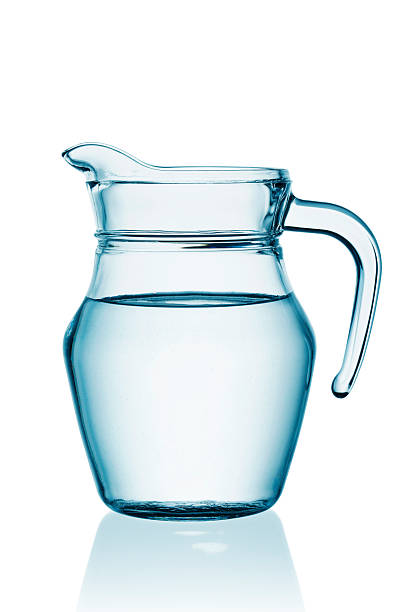 istock Glass carafe with water 542570936