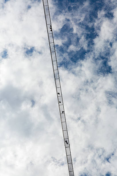 istock Longest pedestrian suspension bridge in the world 542573036