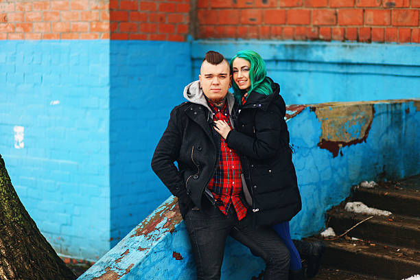 istock Couple happy outdoors. 542575162
