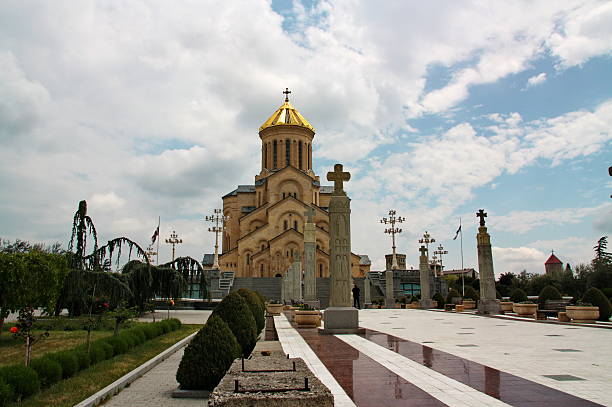 istock Holy Trinity church in Tbilisi.Georgia 542575994