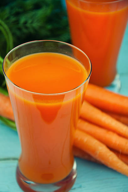 istock Carrots juice. Healthy food 542582164