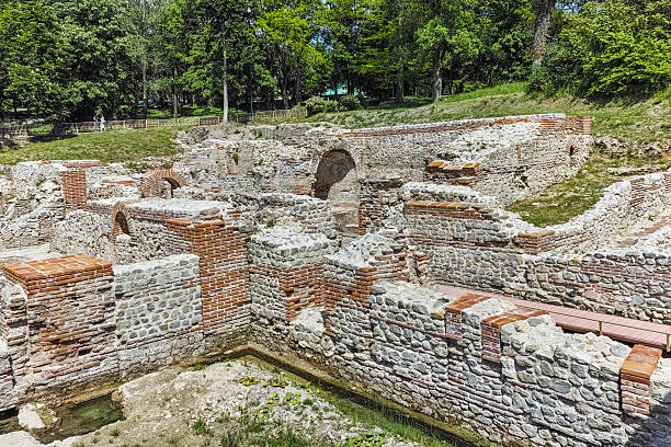 istock Panoramic view of ancient Thermal Baths of Diocletianopolis, Bulgaria 542582864