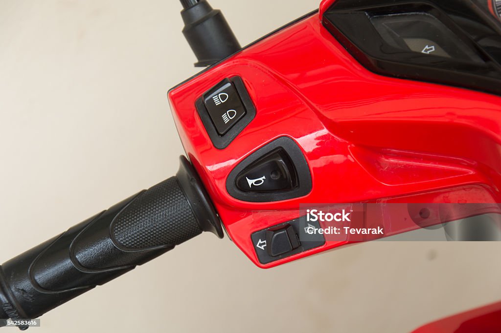 Stop Engine Motorcycle Engine Stop Knob Switch On An Motorcycle Stock Photo - Download Image ...