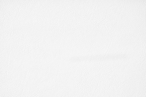 luxury white leather texture background - couro imagens e fotografias de stock