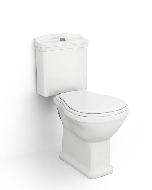istock Toilet isolated on white background. 542589790
