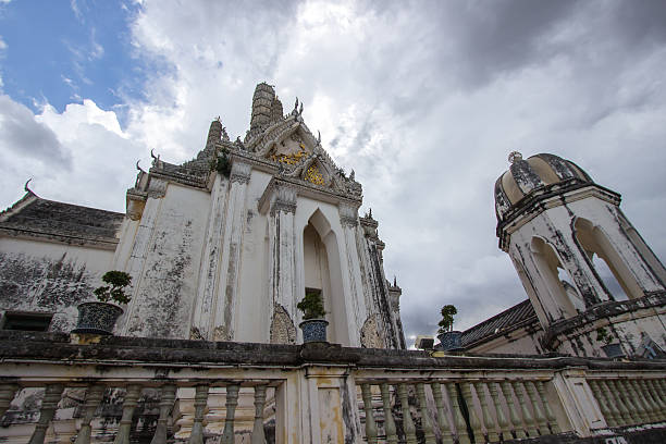 istock overcast sky at Phra Thi Nang Wetchayan Wichian Prasat 542590824