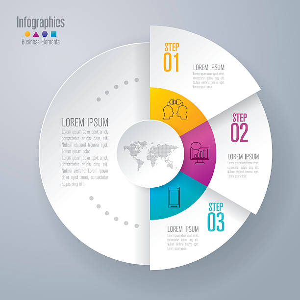 Infographic design template and business icons. Vector illustration was made in eps 10 with gradients and transparency. mobile phone finance business technology stock illustrations