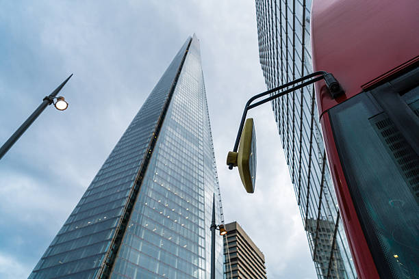 istock Modern glass and steel buildings 542591548