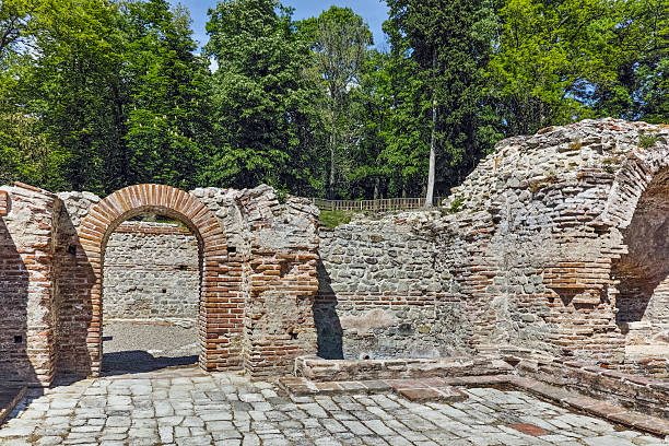 istock Panoramic view in ancient Thermal Baths of Diocletianopolis, Hisarya, Bulgaria 542594438