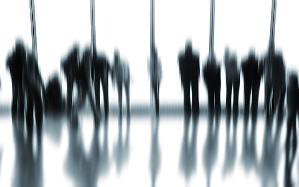 istock Blurred image of people in the lobby 542684856