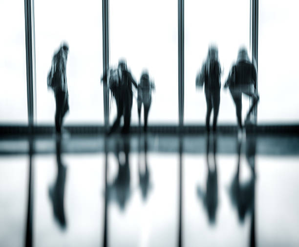 istock Blurred image of people in the lobby 542685000