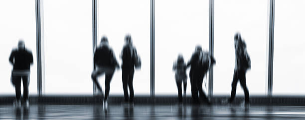 istock Blurred image of people in the lobby 542685020