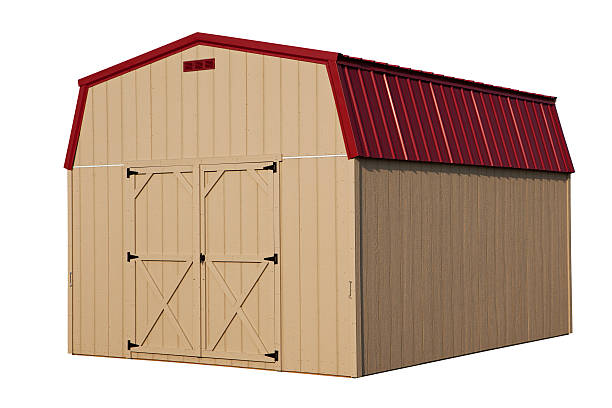 istock Outdoor Storage Barn Isolated 542692352