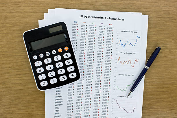 istock Report and calculator on desk 542692920