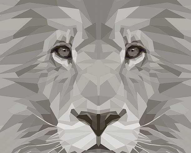 Lion Background Stock Illustration - Download Image Now - Lion - Feline,  Animal Head, Vector - iStock