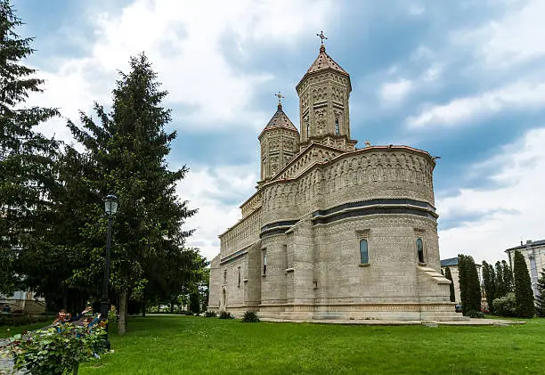 Trei Ierarhi or The Three Holy Hierarhs, monastery Iasi. Is dating from the XVIIth century, built during Vasile Lupu's reign. The monument is famous for its embroidery in stone ,most of it preserved in its original form