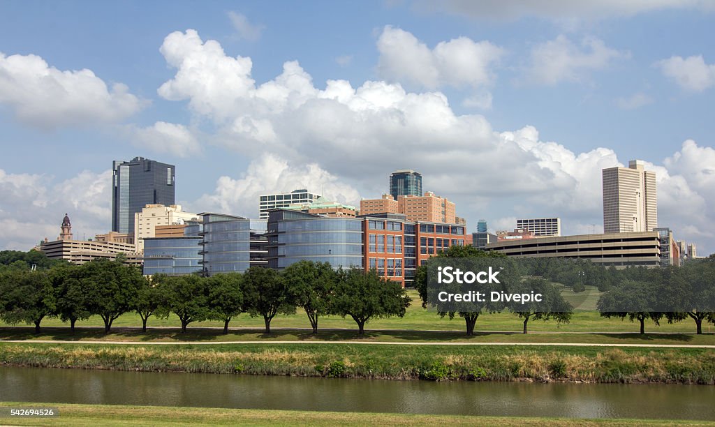Fort Worth, Texas - Skyline Picture shows the skyline of the city Fort Worth in Texas, USA Fort Worth Stock Photo