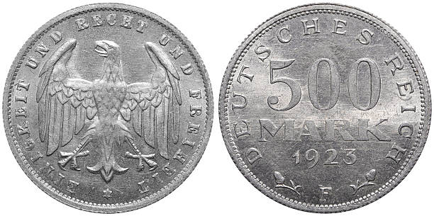 500 Mark coin formerly used in the German Reich