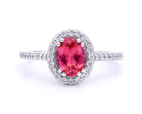 Colored gemstone ring
