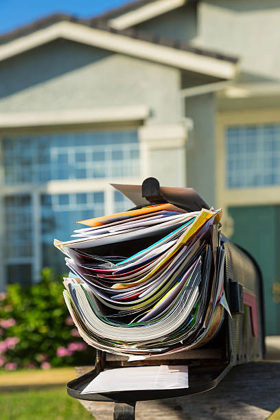 Junk mail stock photo