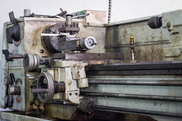 istock Lathe machining old and dirty 542703050