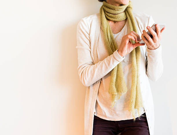 istock Faceless middle aged woman using smart phone 542704644