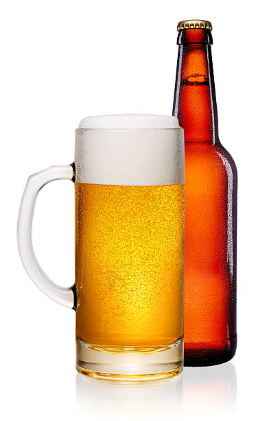 istock Glass and bottle of beer 542707604