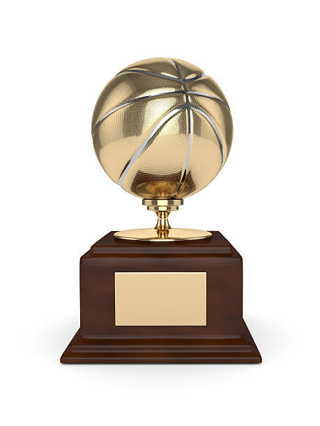 istock 3d rendered basketball trophy isolated on white 542707944