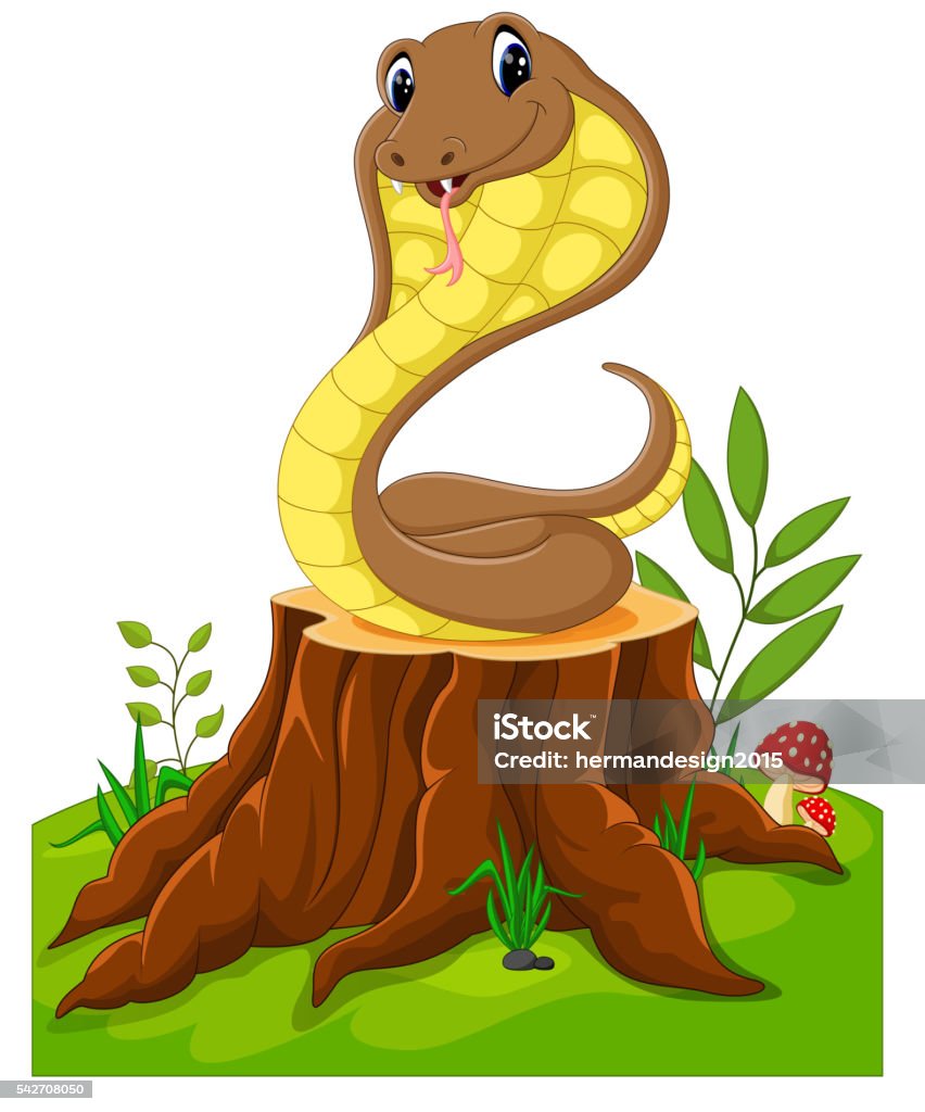 Cartoon Funny Snake Stock Illustration - Download Image Now - Animal,  Animal Wildlife, Animals In The Wild - iStock