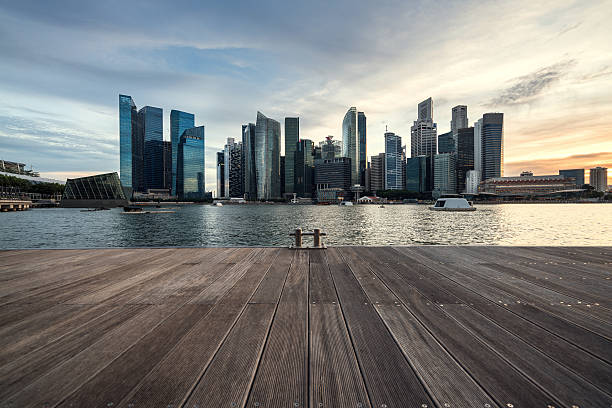 istock Singapore skyline and cityscape 542709392