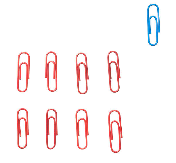 istock Lot of small isolated over white clips representative outsider 542709402